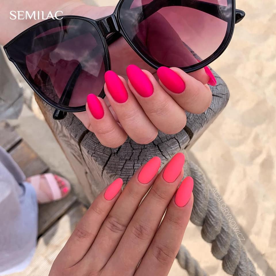 Semilac 517 Neon Pink UV Gel Polish 7ml - Semilac Shop