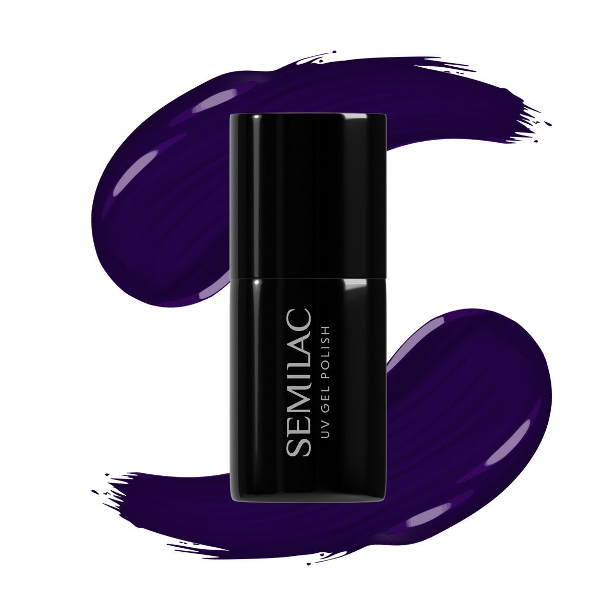 Semilac 089 Black Plum UV Gel Polish 7ml - Semilac UK