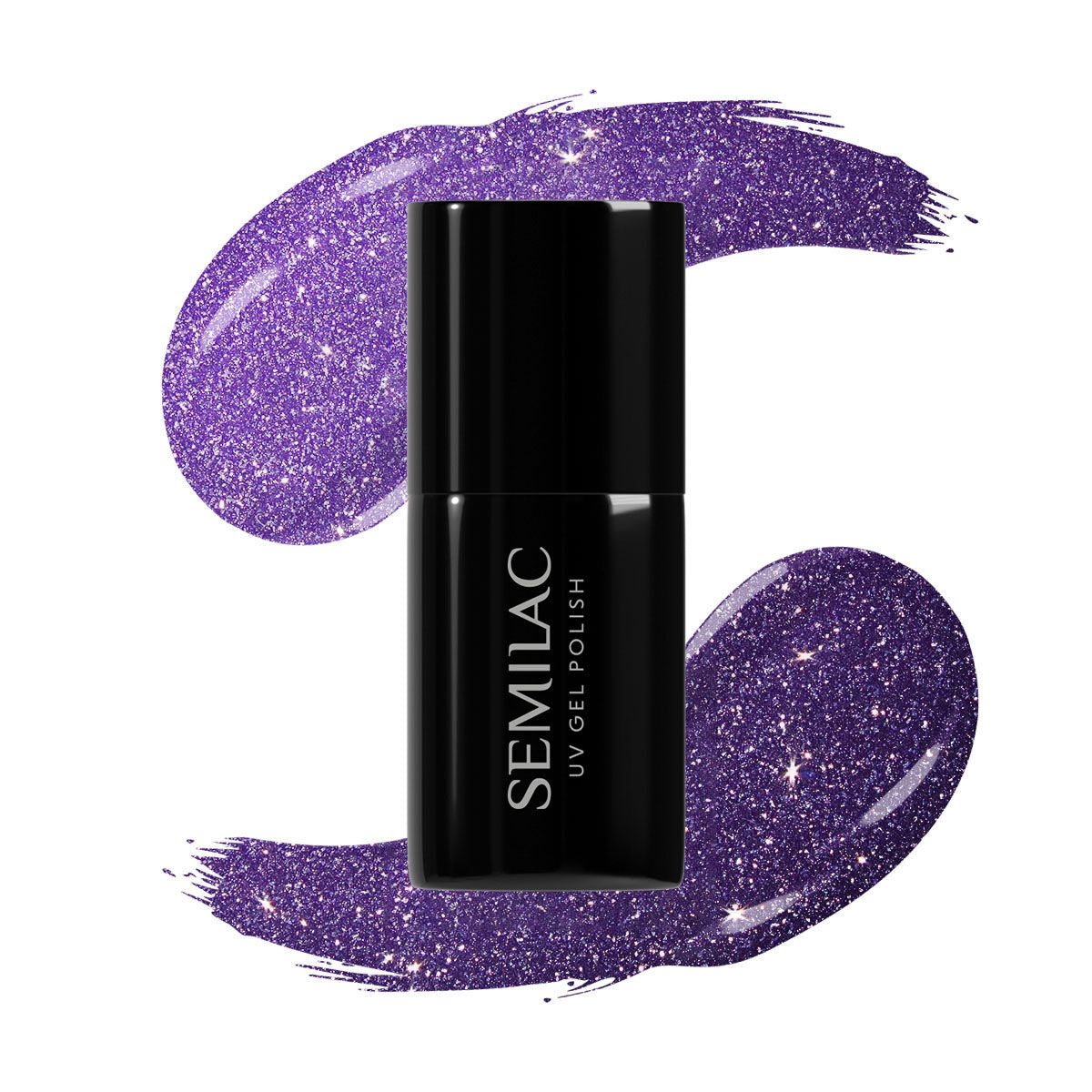 Semilac 329 Cat Eye Brave Violet UV Gel Polish 7 ml - Semilac UK