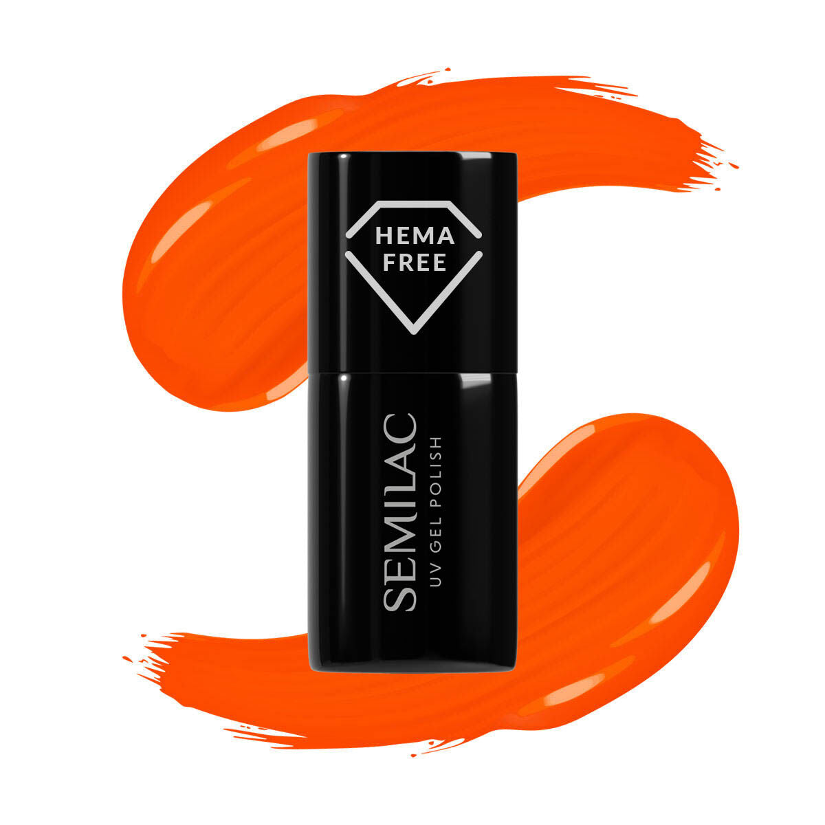 Semilac 446 Yolo Orange UV Gel Polish 7ml - Semilac UK