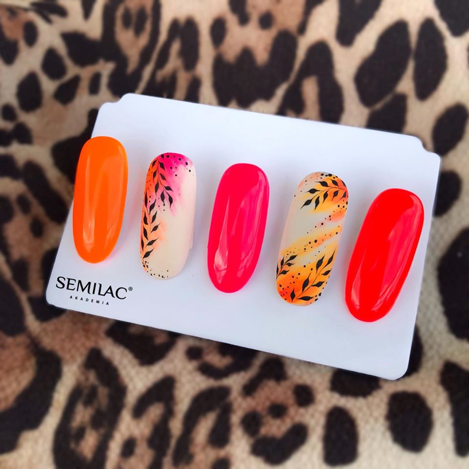 Semilac 567 Neon Red Orange UV Gel 7ml - Semilac Shop