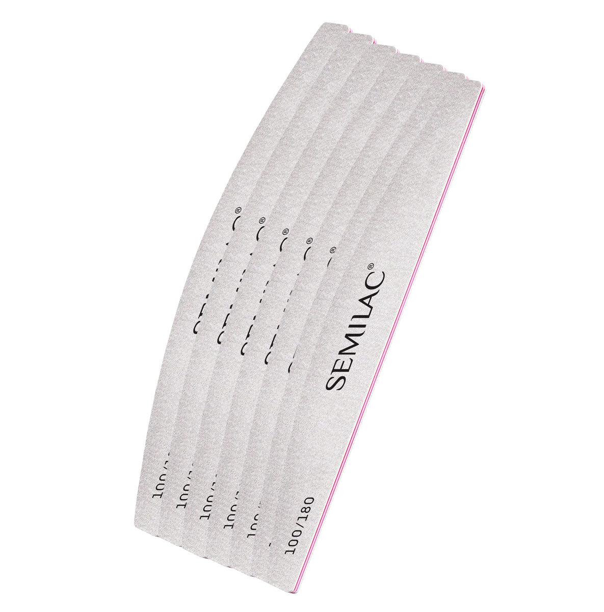 Pack of 25 x Semilac "Boat" 100/180 Nail File - Semilac UK