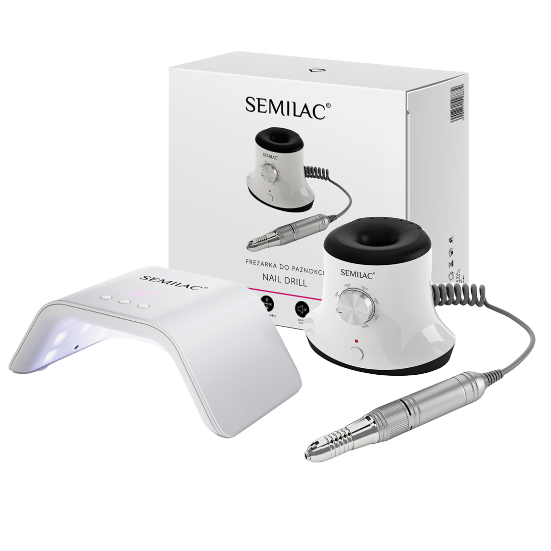 Semilac UV LED Lamp and Nail Drill Customised Bundle - Semilac UK