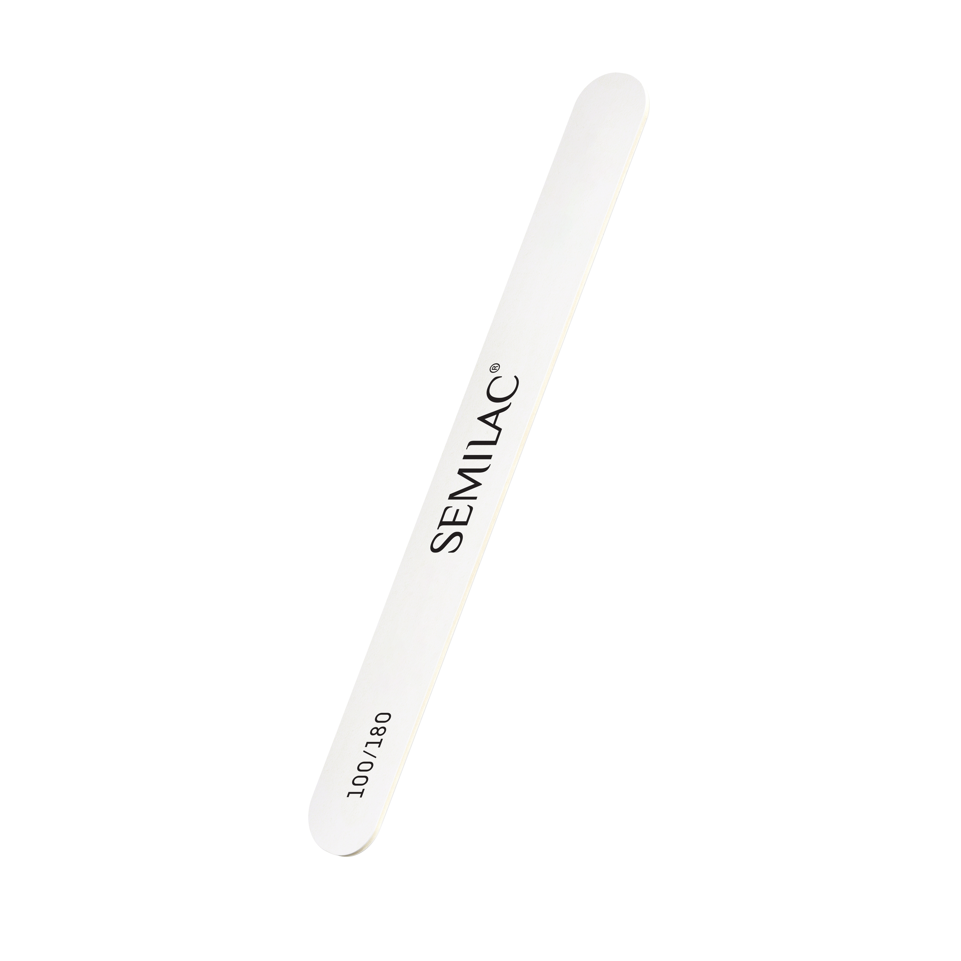 Semilac "Wooden White" 100/180 Nail File - Semilac UK