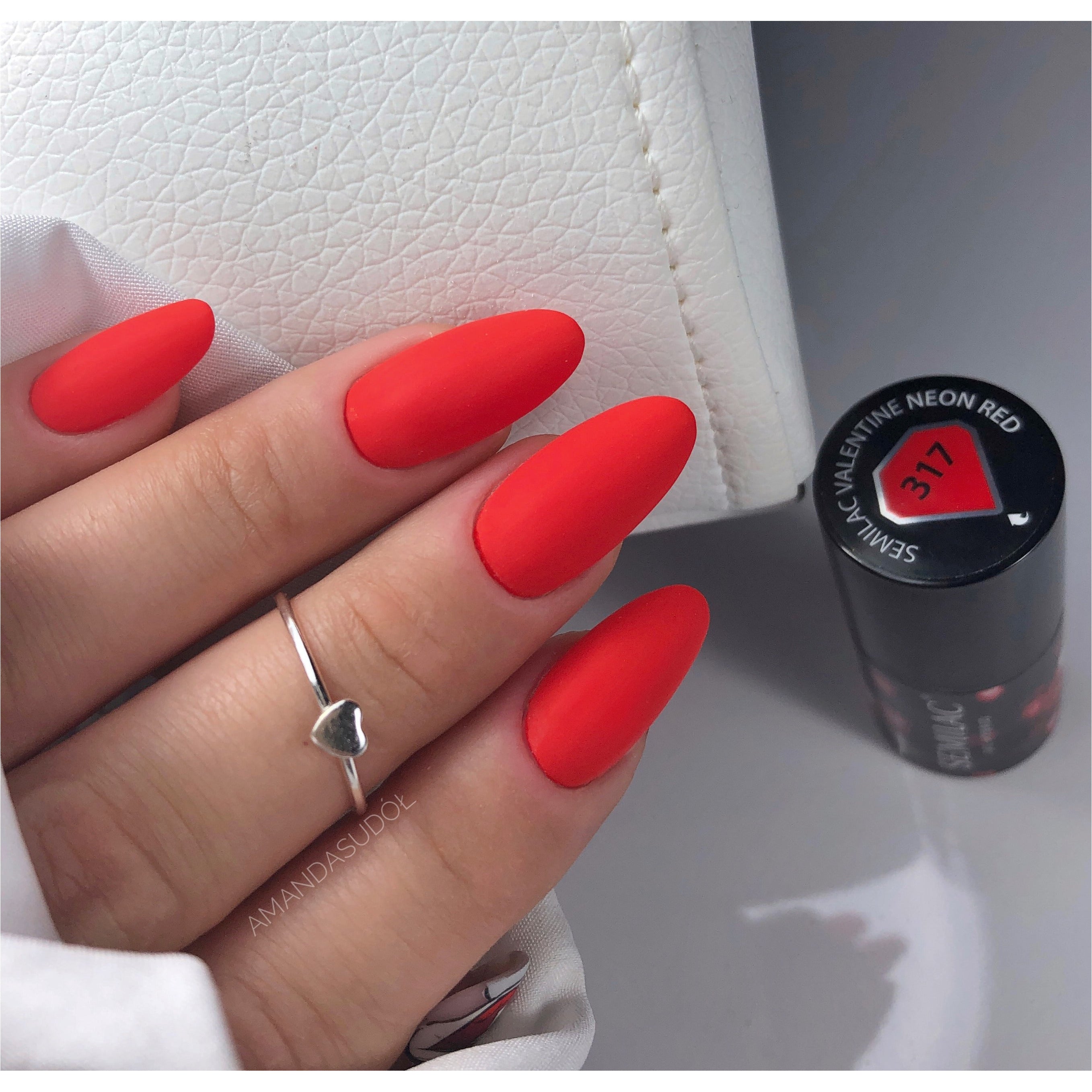 Semilac 317 Neon Red UV Gel 7ml - Semilac Shop