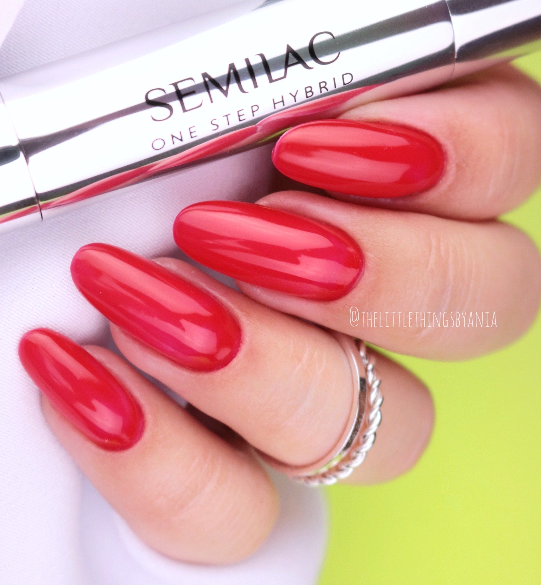 Semilac One Step Gel Polish Bottle 5ml 530 Scarlet - Semilac UK