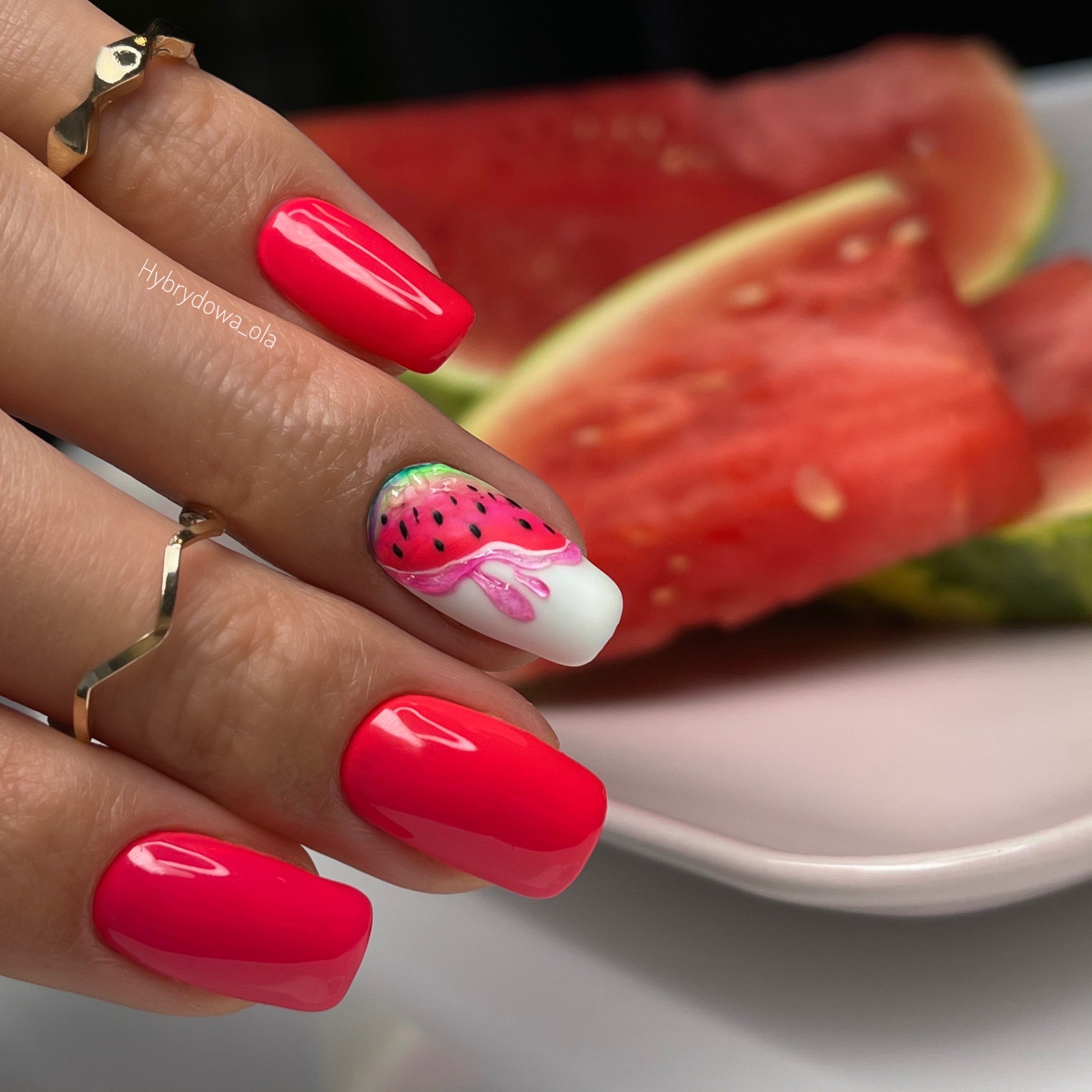 Semilac 570 Neon Watermelon UV Gel Polish 7ml - Semilac Shop