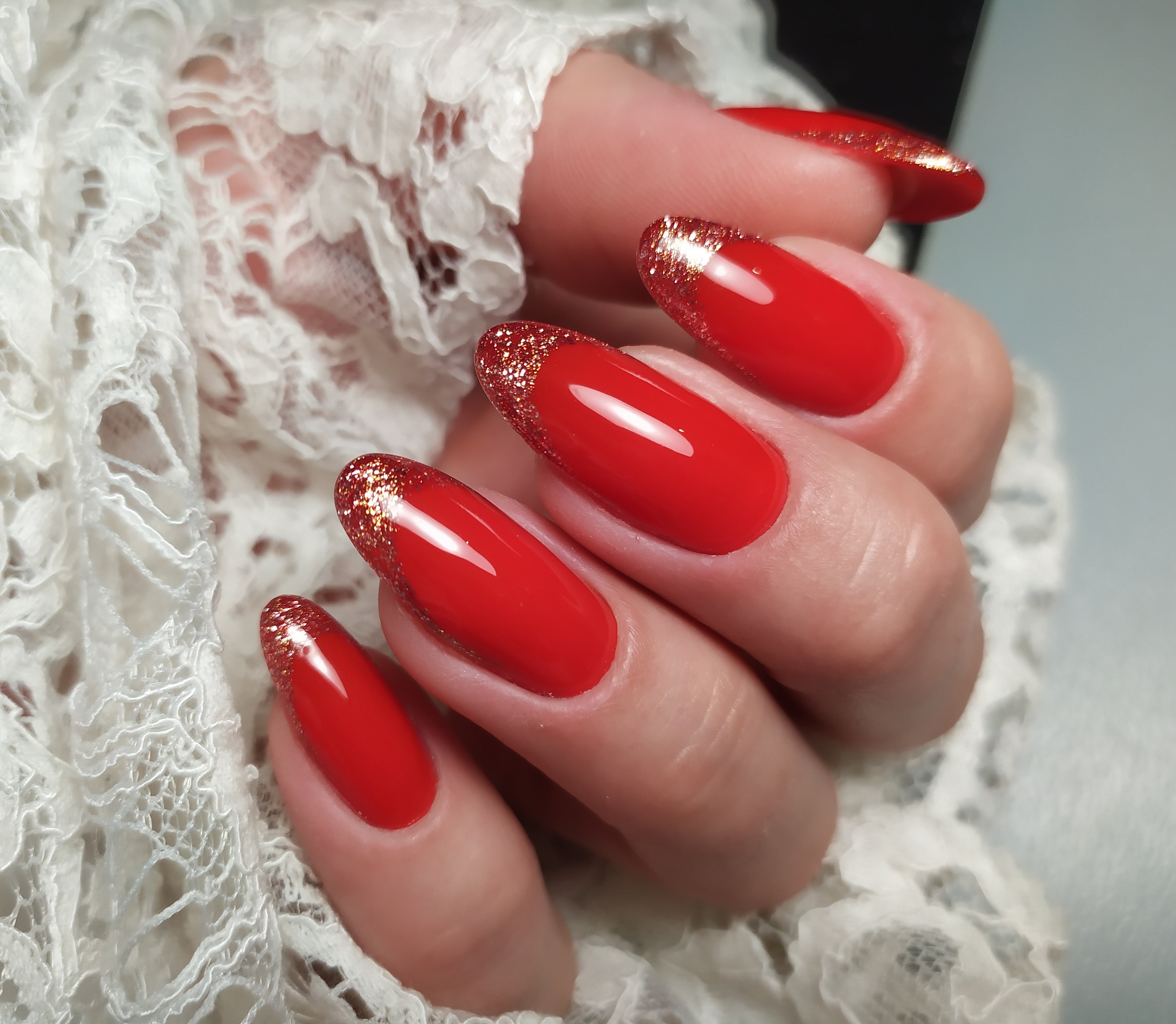 Semilac Base + Top + 039 Sexy Red UV Gel Polish Set - Semilac UK