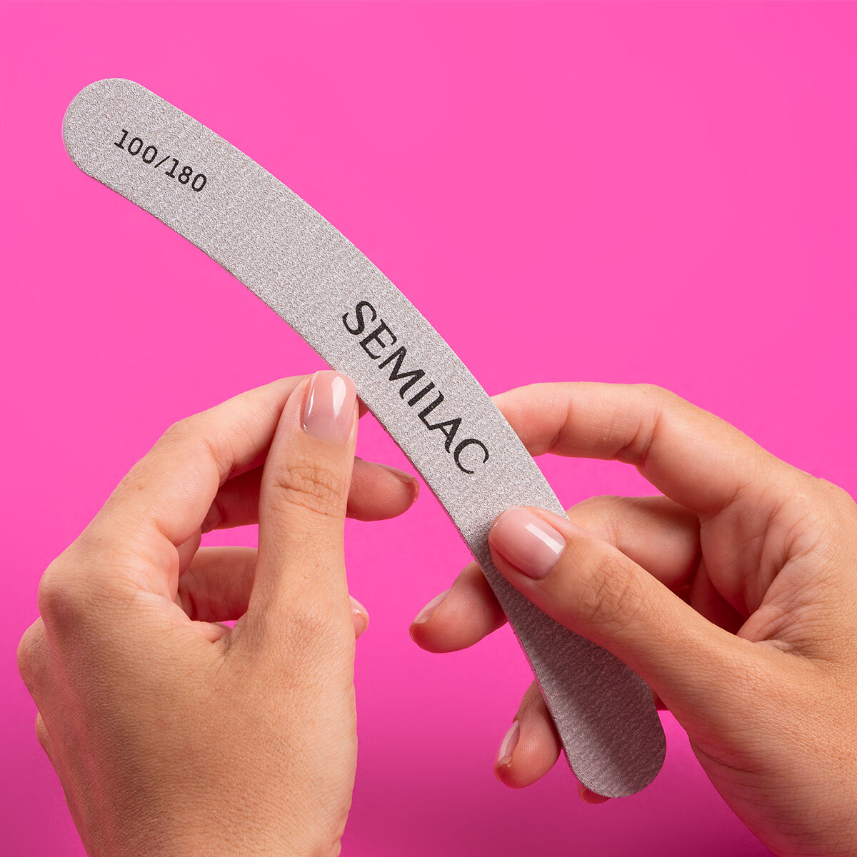 Semilac "Banana" 100/180 Nail File - Semilac UK