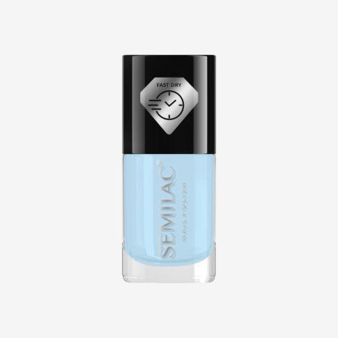 Semilac Nail Polish Fast Dry C807 Light Blue - Semilac Shop