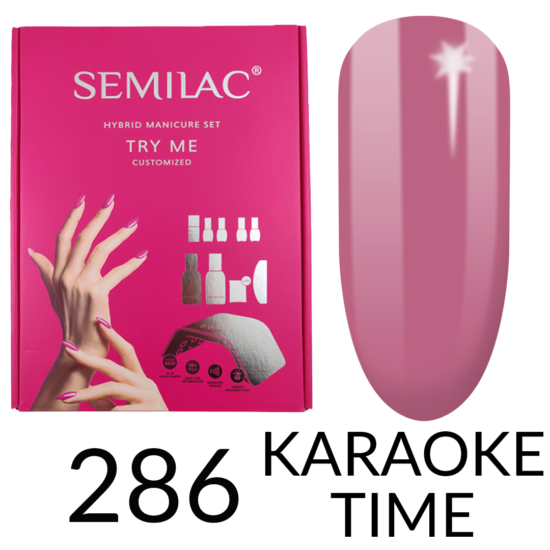 Semilac Starter Set Try Me CUSTOMISED with 36/24W UV LED Lamp - Semilac UK