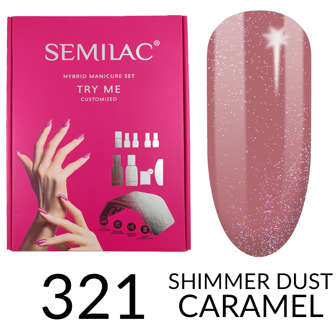 Semilac Starter Set Try Me CUSTOMISED with 36/24W UV LED Lamp - Semilac UK