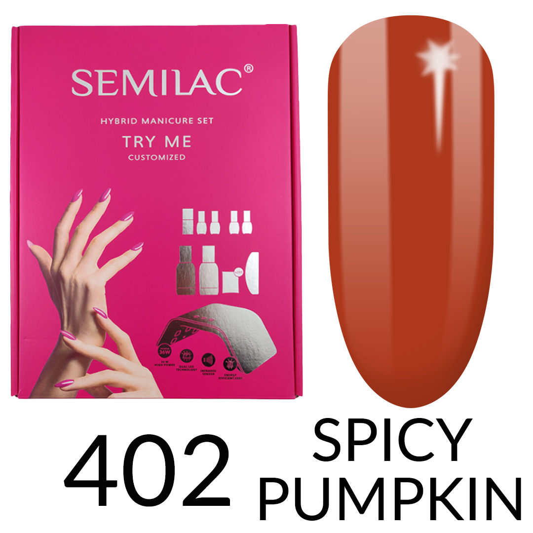 Semilac Starter Set Try Me CUSTOMISED with 36/24W UV LED Lamp - Semilac UK