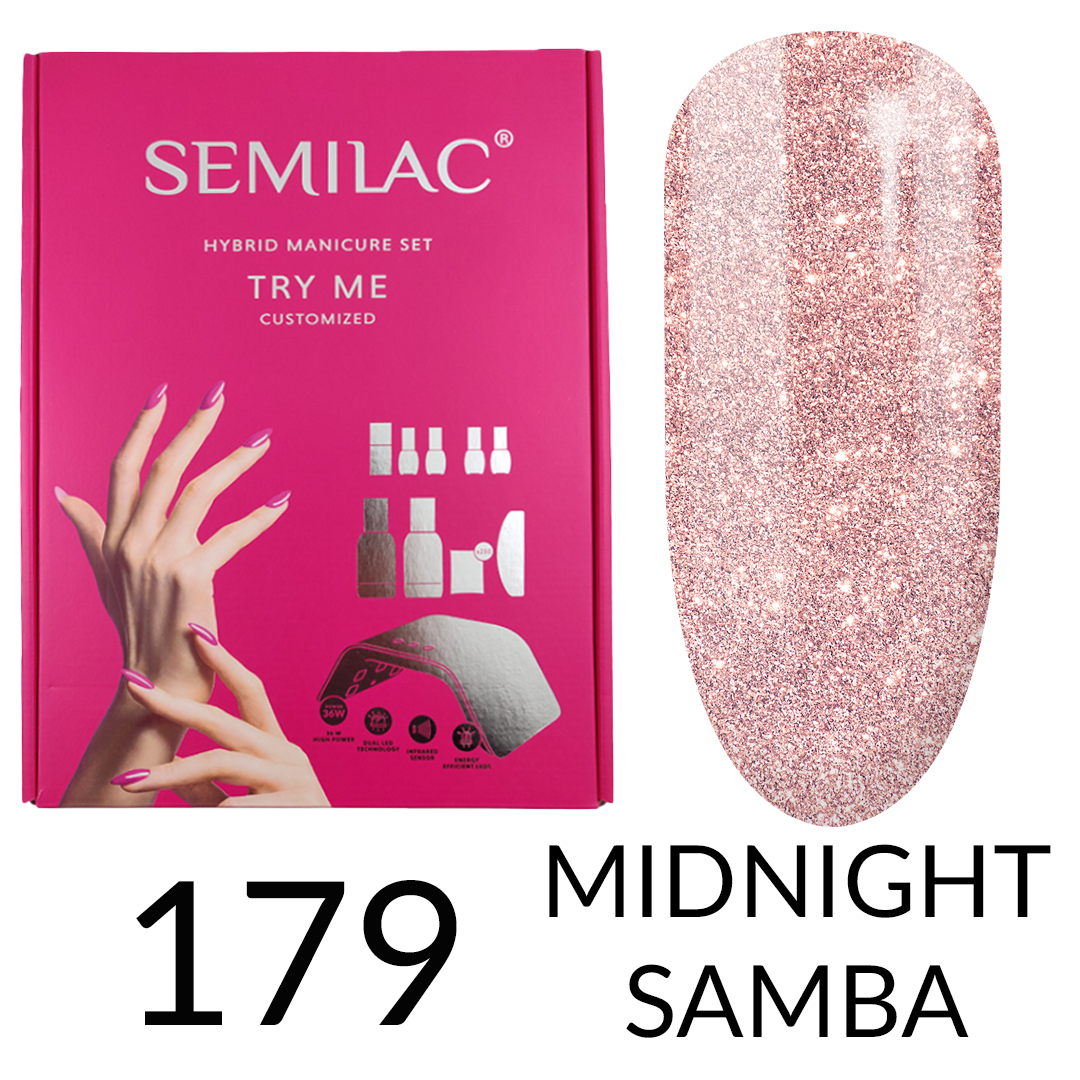 Semilac Starter Set Try Me CUSTOMISED with 36/24W UV LED Lamp - Semilac UK